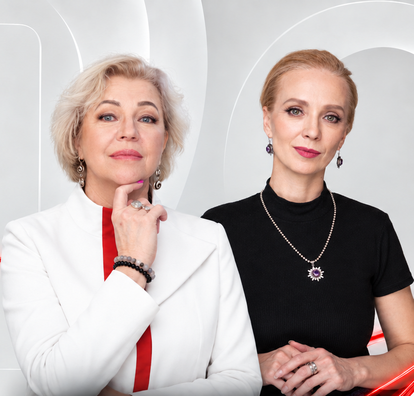 Елена Ревнивцева и Лариса Фатеева-Гронзик — ведущие вебинара